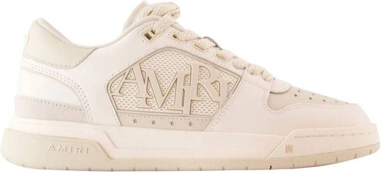 Amiri Witte Leren Lage Sneakers