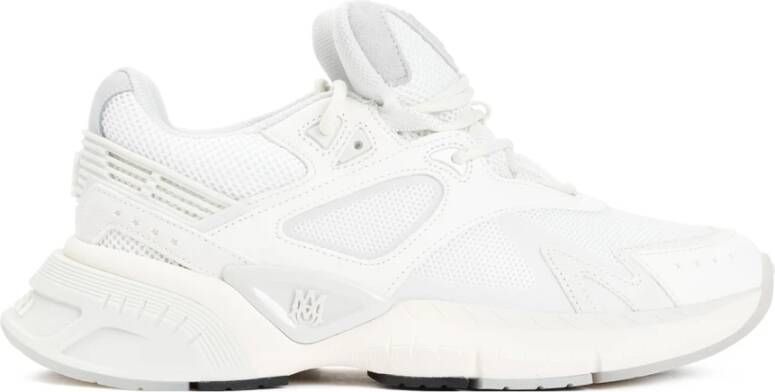 Amiri Witte Mesh Runner Sneakers White Heren