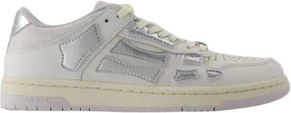 Amiri Low-Top Sneakers Metallic Skel Top Low Sneakers Synthetic White in wit