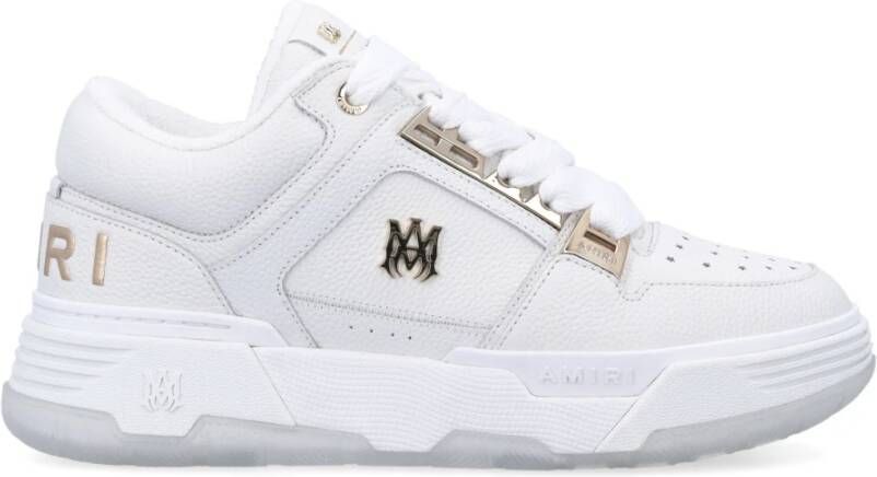 Amiri Witte Metallic Ma-1 Sneakers