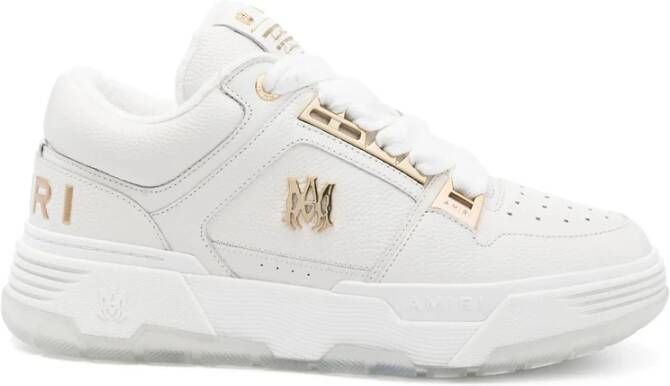 Amiri Witte Metallic Ma-1 Sneakers