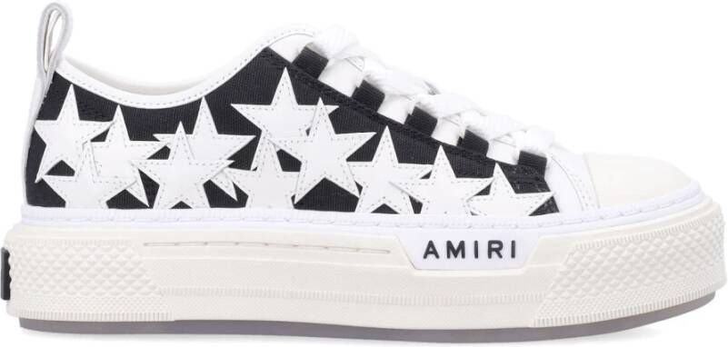 Amiri Zwart Wit Stars Court Sneakers