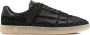 Amiri Zwarte Krokodil Geëmbosseerd Leren Sneakers - Thumbnail 1