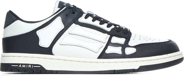 Amiri Zwarte Skel Top Low-Top Sneakers Black Heren - Foto 3