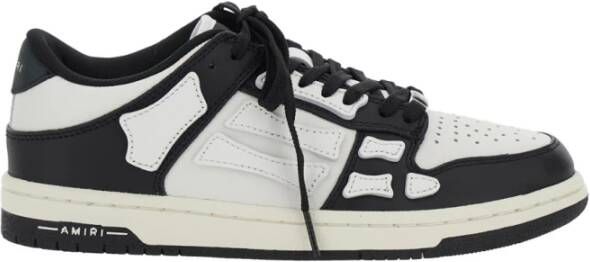 Amiri Zwarte lage top sneakers met geperforeerde neus Black Dames