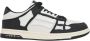 Amiri Zwarte Leren Sneakers Skelet Rubberen Zool Black Heren - Thumbnail 7