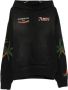Amiri Zwarte Palmboom Geborduurde Hoodie - Thumbnail 1