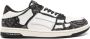 Amiri Zwarte Sneakers Bandana Denim Lage Top Multicolor Heren - Thumbnail 1