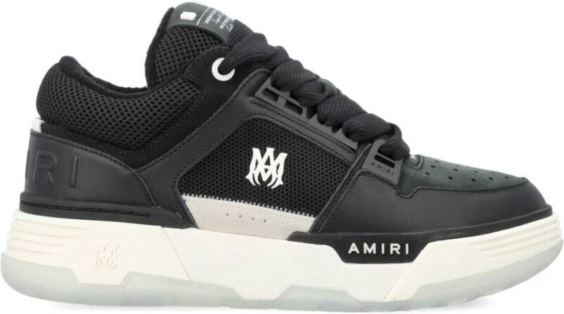 Amiri Zwarte Sneakers met Sterperforaties