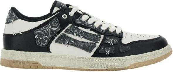 Amiri Zwarte Sneakers Skel TOP LOW