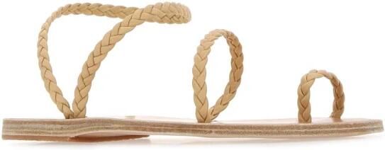 Ancient Greek Sandals Beige Leren Teenslippers Beige Dames - Foto 2