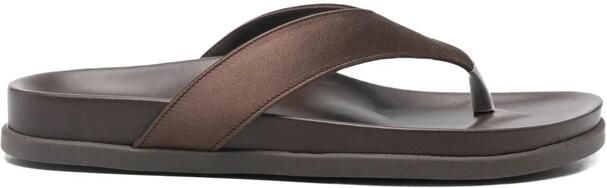 Ancient Greek Sandals Charys Satijnen Teenslippers