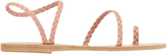 Ancient Greek Sandals Roze Synthetisch Leren Astro Teenslippers - Foto 2