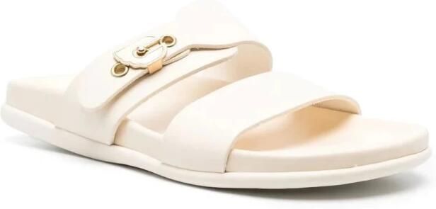 Ancient Greek Sandals Witte Leren Casual Sandalen White Dames - Foto 3