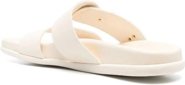 Ancient Greek Sandals Witte Leren Casual Sandalen White Dames - Foto 4