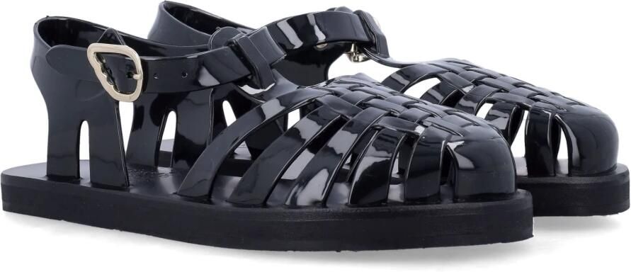 Ancient Greek Sandals Zwarte Gesloten Neus Sandalen