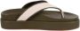 Ancient Greek Sandals Canvas Flatform Sandal - Thumbnail 1