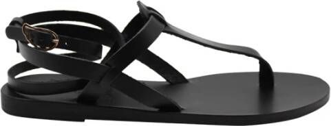 Ancient Greek Sandals Estia Zwarte Vachetta Sandalen Black Dames