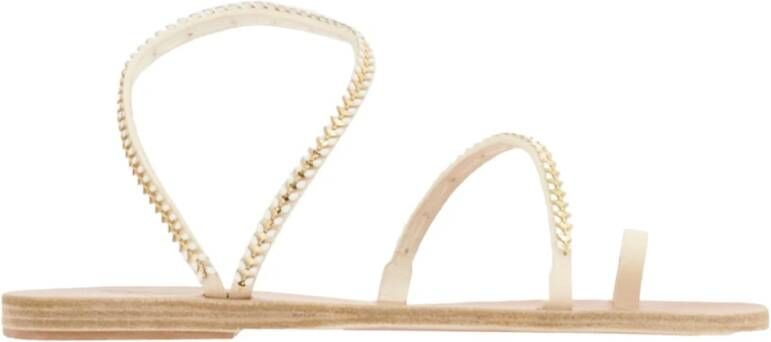 Ancient Greek Sandals Flat Sandals Beige Dames