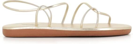 Ancient Greek Sandals Flat Sandals Gray Dames