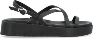 Ancient Greek Sandals Platte sandalen Zwart Dames