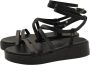 Ancient Greek Sandals Tijdloze Elegante Zwarte Sandalen Black Dames - Thumbnail 4