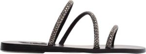 Ancient Greek Sandals Flat Sandals Zwart Dames