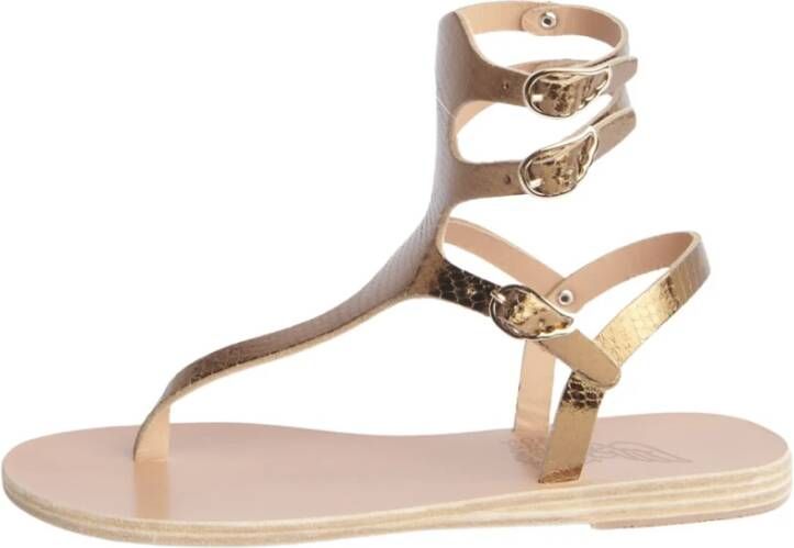 Ancient Greek Sandals High Heel Sandals Beige Dames