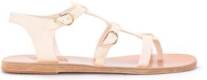 Ancient Greek Sandals Kelly lederen sandalen Wit Dames