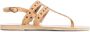 Ancient Greek Sandals Leren enkelband sandaal met studs - Thumbnail 1