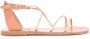 Ancient Greek Sandals Meloivia platina lederen sandaal Geel Dames - Thumbnail 3