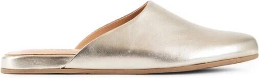 Ancient Greek Sandals Platinumsoft Leren Open Back Slipper