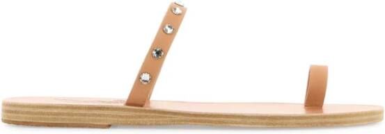 Ancient Greek Sandals Roze Leren Audrey Teenslippers