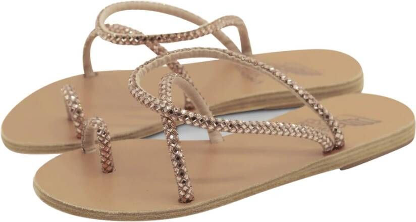 Ancient Greek Sandals Sliders Beige Dames