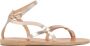 Ancient Greek Sandals Zilveren Tomi Leren Sandalen Gray Dames - Thumbnail 1