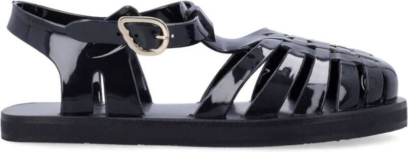Ancient Greek Sandals Zwarte Gesloten Neus Sandalen