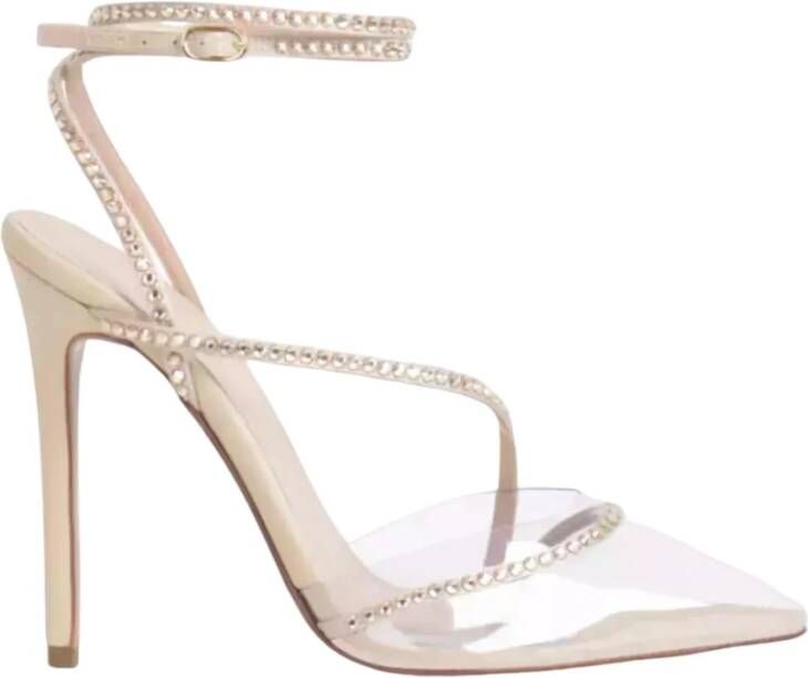 Andrea Wazen Nude Sunset Hoge Hakken met Kristallen Beige Dames