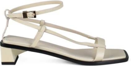 Anest Collective Witte Linea Sandalen White Dames