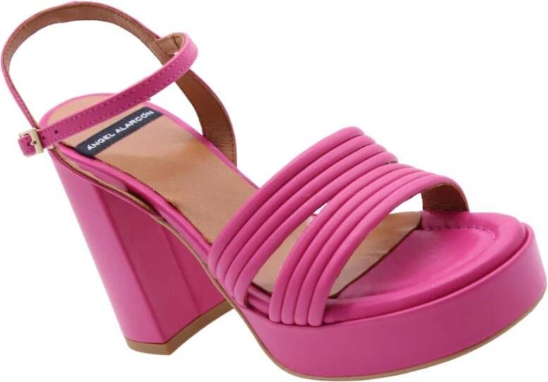 Angel Alarcon Hoge hiel sandalen Purple Dames - Foto 7
