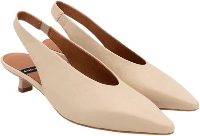 Angel Alarcon Sonia 26016 273B Next Latte Slingback Gebroken Wit Leer Dames Gebroken Wit - Foto 3