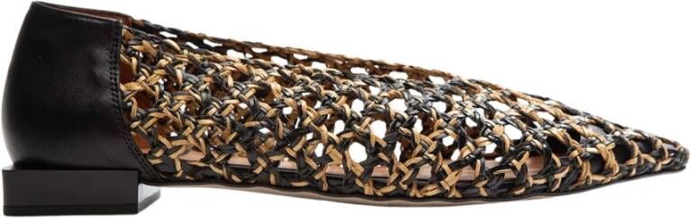 Angel Alarcon Beige Leren Ballerina Schoen