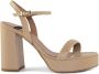 Angel Alarcon Elegante High Heel Sandalen Brown Dames - Thumbnail 1