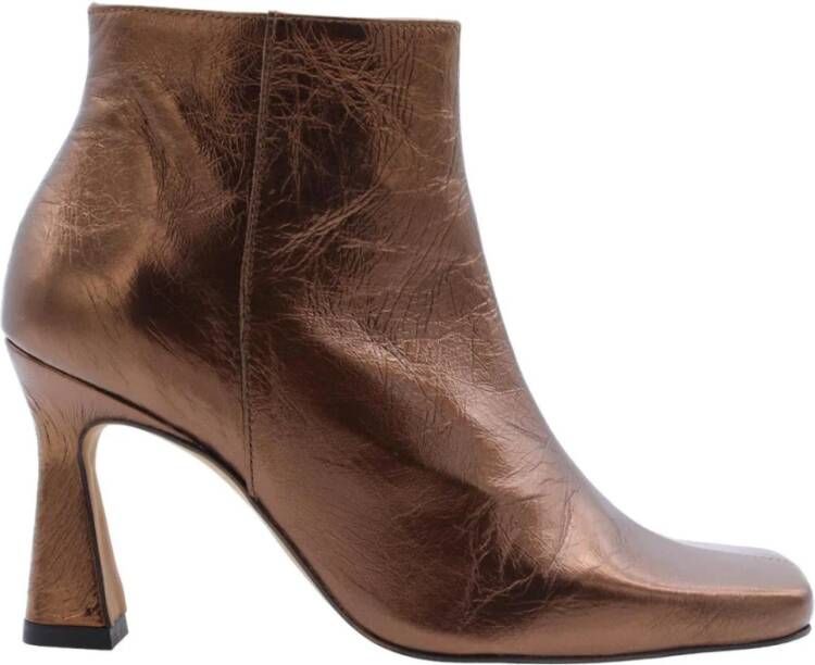 Angel Alarcon Enkellaars Bruin Dames - Foto 4