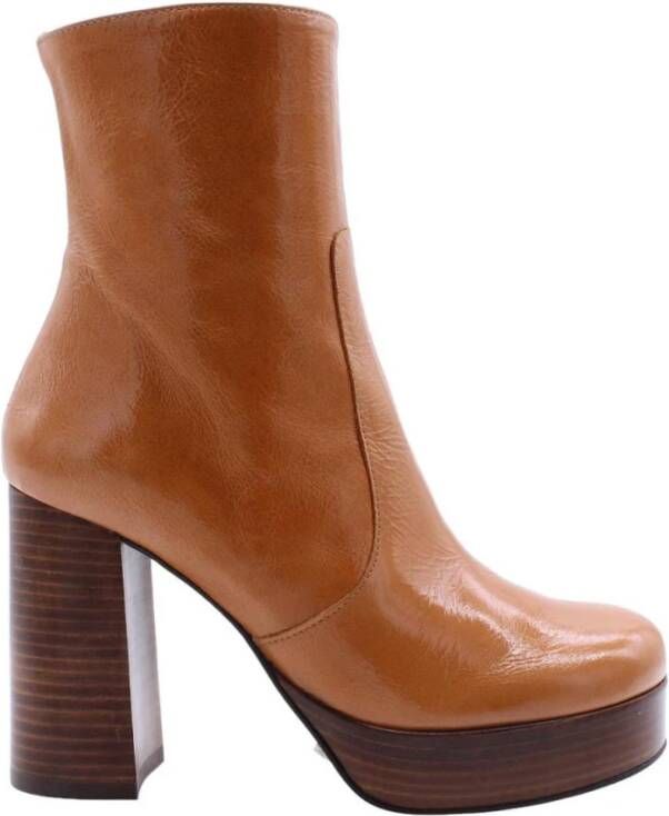 Angel Alarcon Enkellaars Bruin Dames - Foto 6