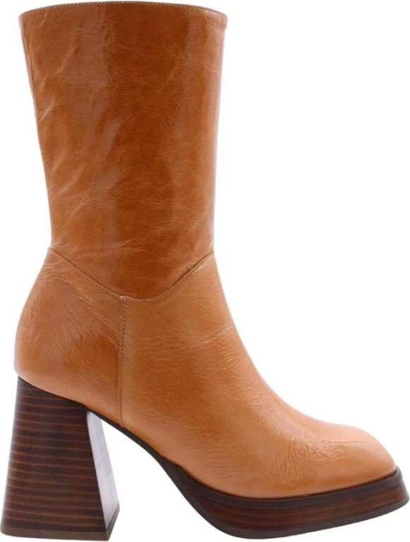 Angel Alarcon Enkellaars Bruin Dames - Foto 5