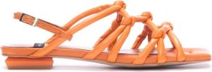 Angel Alarcon Flat Sandals Oranje Dames