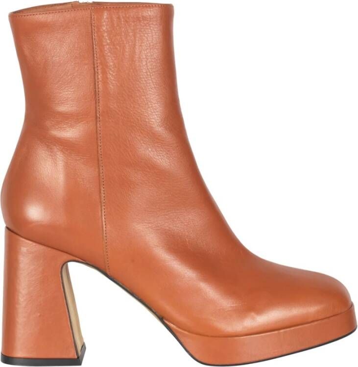 Angel Alarcon Heeled Boots Bruin Dames