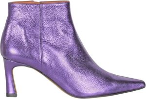 Angel Alarcon Heeled Boots Paars Dames