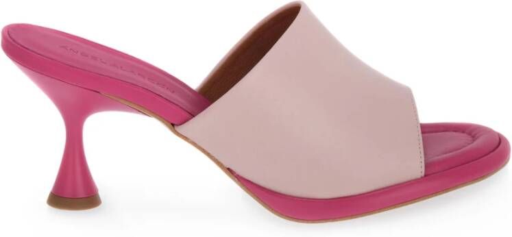 Angel Alarcon Heeled Mules Roze Dames