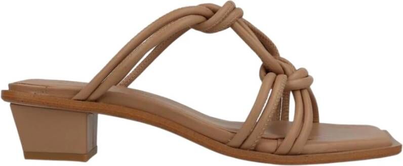 Angel Alarcon High Heel Sandals Brown Dames